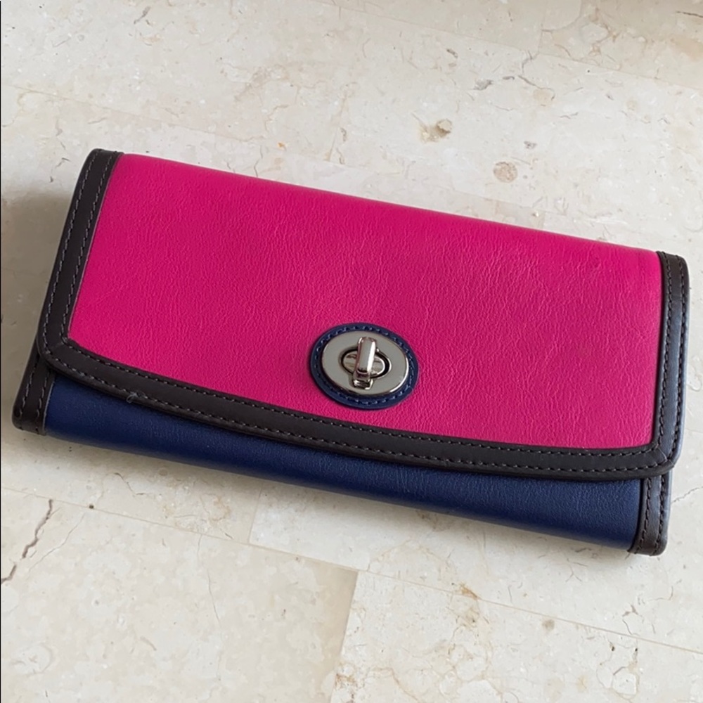 Coach Multicolor wallet never used!